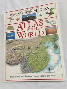 Atlas of the World PICTUREPEDIA - Dorling Kindersley First American Edition